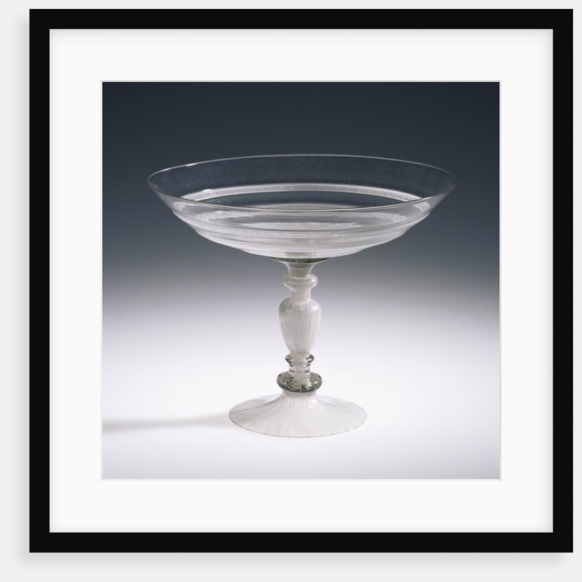 Stemmed Filigrana Wineglass (Tazza) by Anonymous