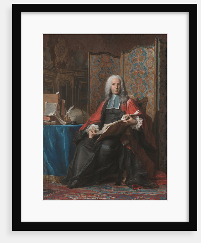 Portrait of Gabriel Bernard de Rieux by Maurice-Quentin de La Tour