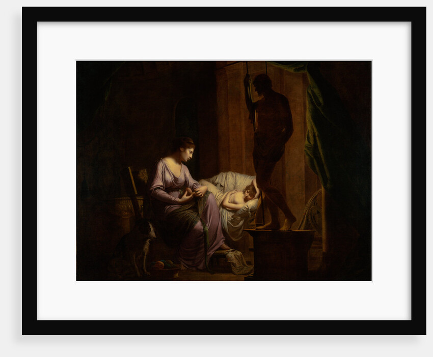 Penelope Unraveling Her Web by Joseph Wright of Derby