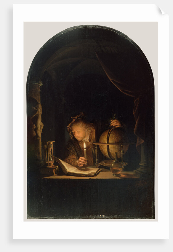 Astronomer by Candlelight by Gerrit Dou