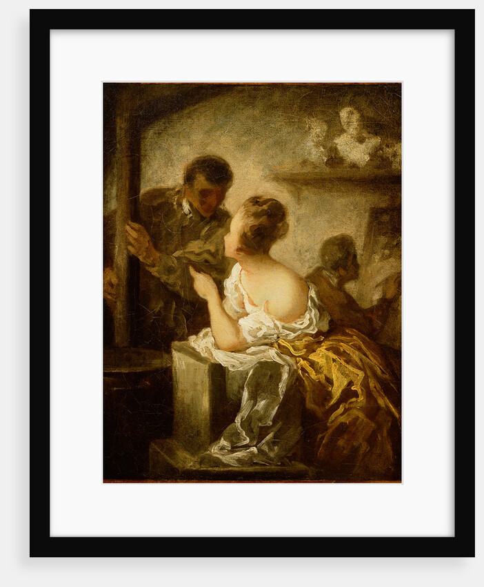 The Studio by Honoré Daumier