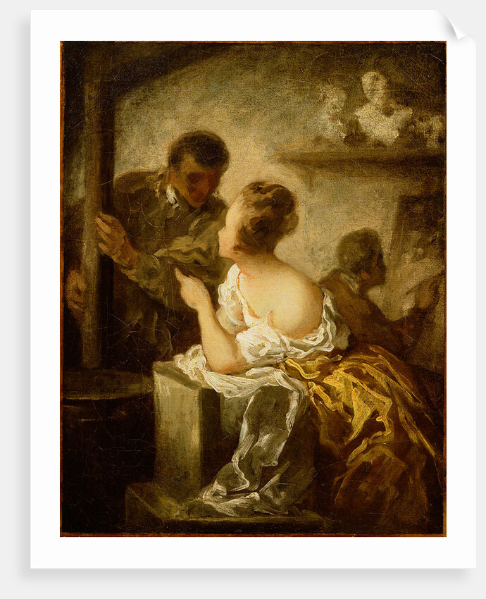 The Studio by Honoré Daumier