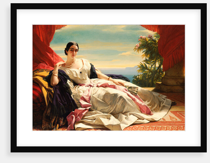 Portrait of Leonilla, Princess of Sayn-Wittgenstein-Sayn by Franz Xaver Winterhalter