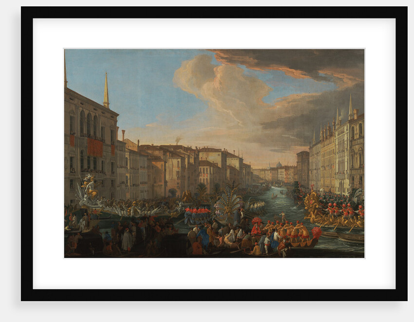 Regatta on the Grand Canal in Honor of Frederick IV, King of Denmark by Luca Carlevarijs