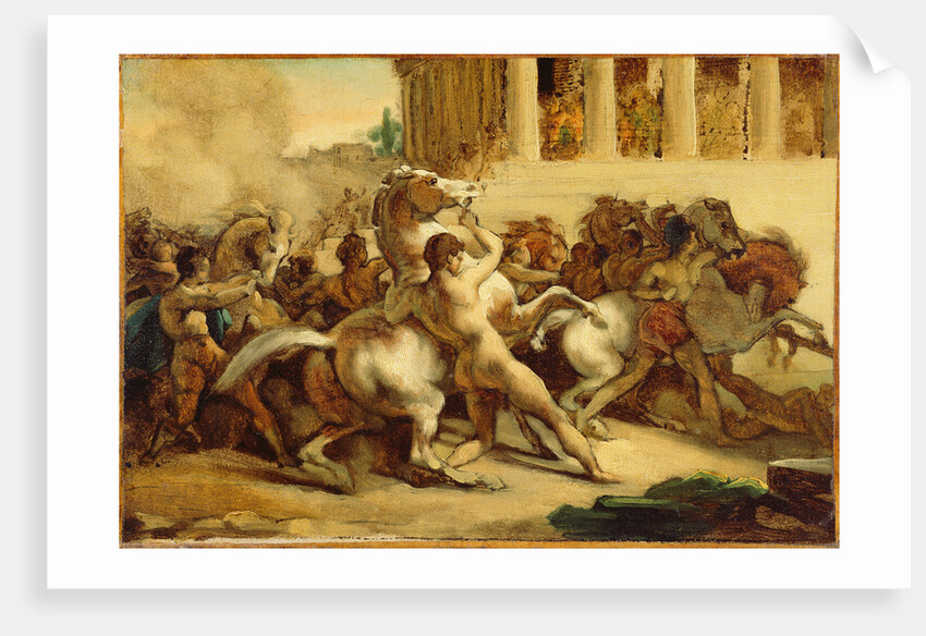 The Race of the Riderless Horses by Théodore Géricault