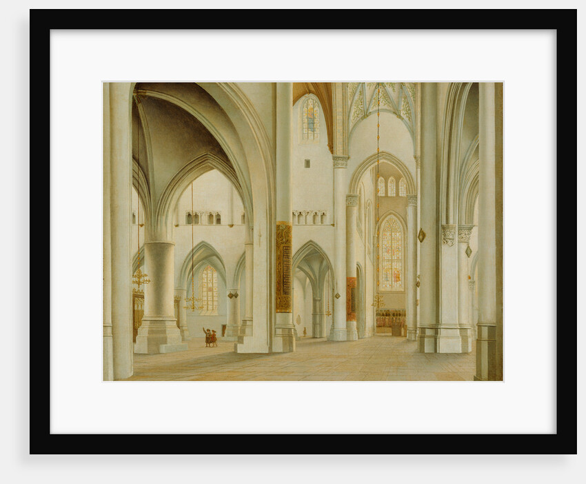 The Interior of St. Bavo, Haarlem by Pieter Jansz. Saenredam