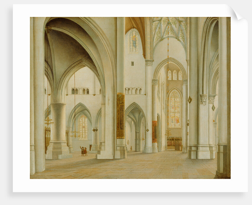 The Interior of St. Bavo, Haarlem by Pieter Jansz. Saenredam