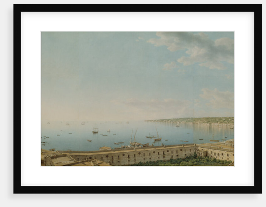 A View of the Bay of Naples, Looking Southwest from the Pizzofalcone towards Capo di Posilippo by Giovanni Battista Lusieri