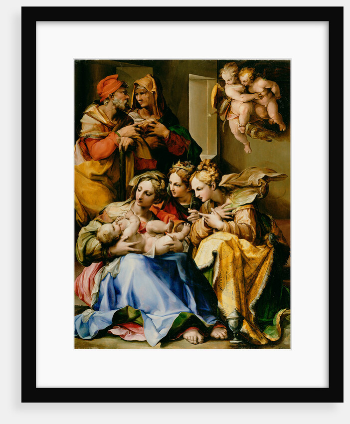 Holy Family with Saints Anne, Catherine of Alexandria, and Mary Magdalene by Nosadella
