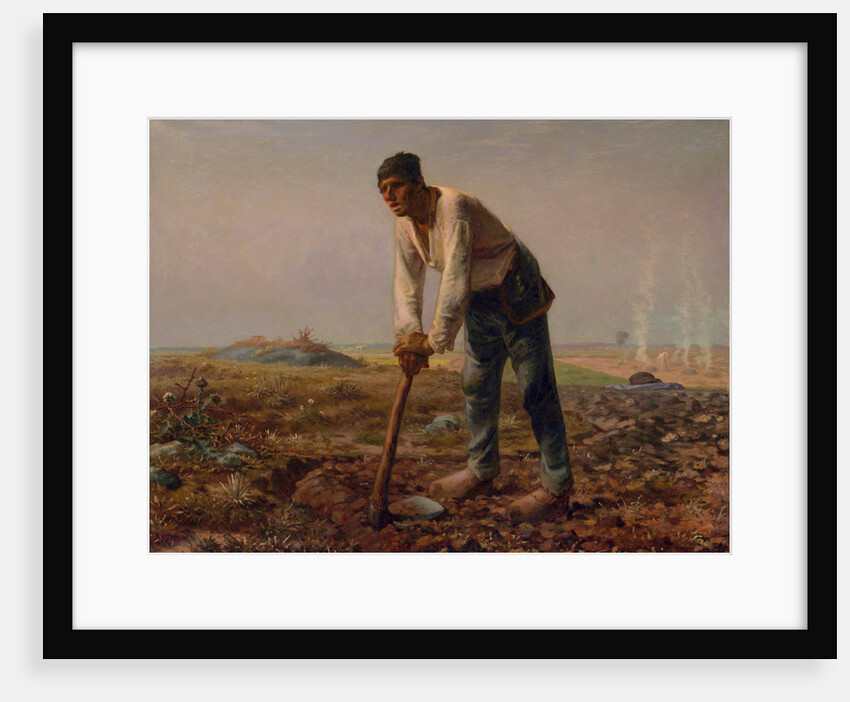 Man with a Hoe by Jean-François Millet