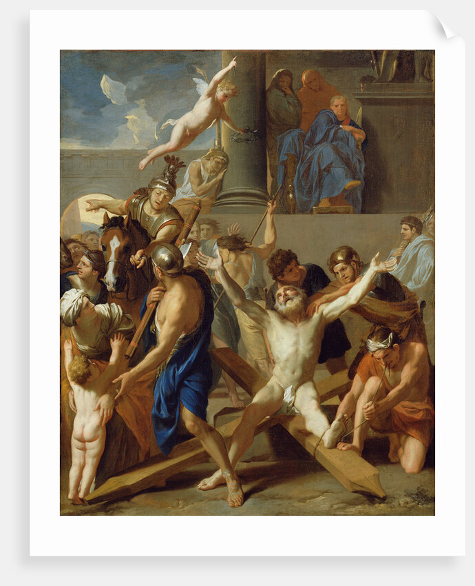 The Martyrdom of St. Andrew by Charles Le Brun