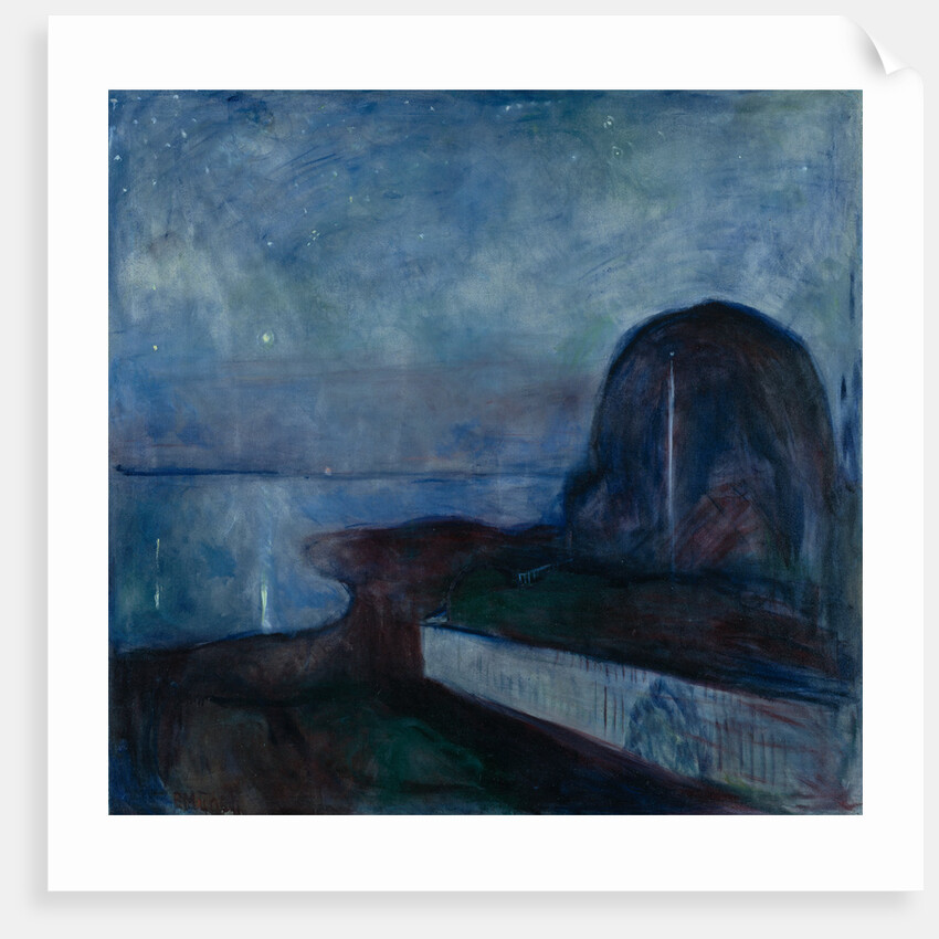 Starry Night by Edvard Munch
