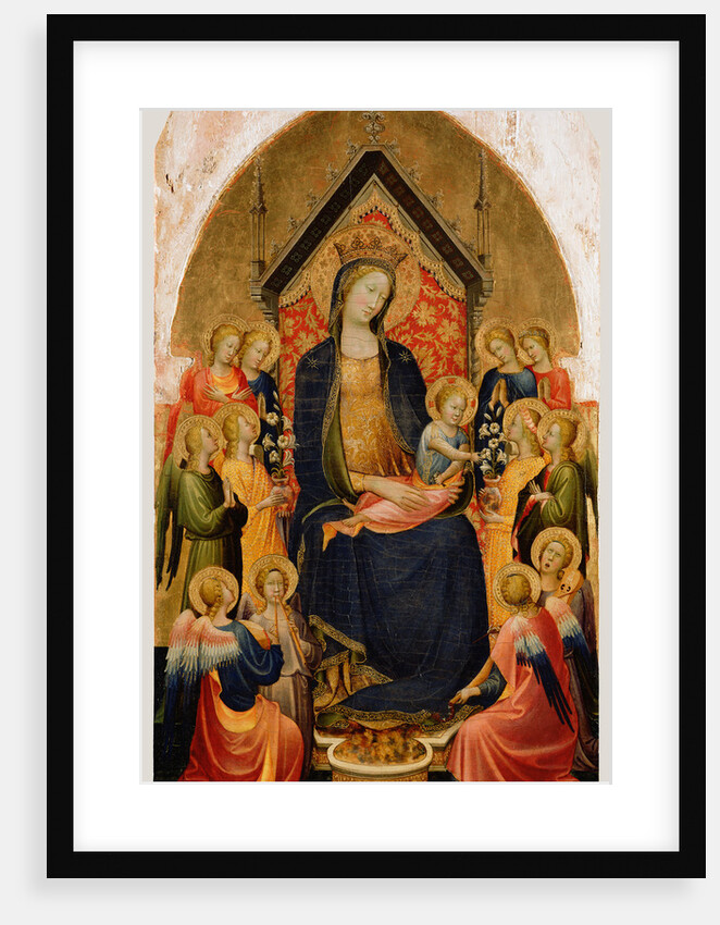 Madonna and Child with Musical Angels by Gherardo Starnina