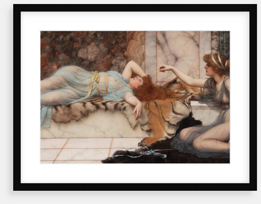 Mischief and Repose by John William Godward
