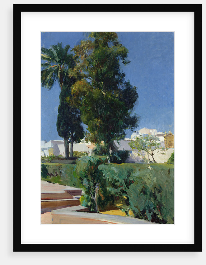 Corner of the Garden, Alcazar, Sevilla by Joaquin Sorolla y Bastida
