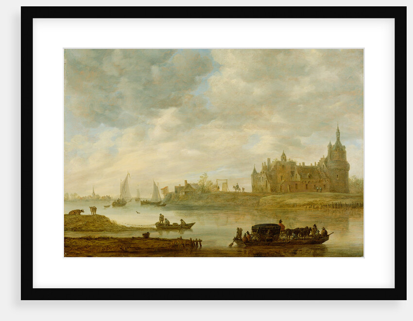 View of the Castle of Wijk at Duurstede by Jan van Goyen