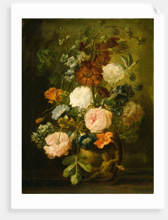Vase of Flowers by Follower of Jan van Huysum