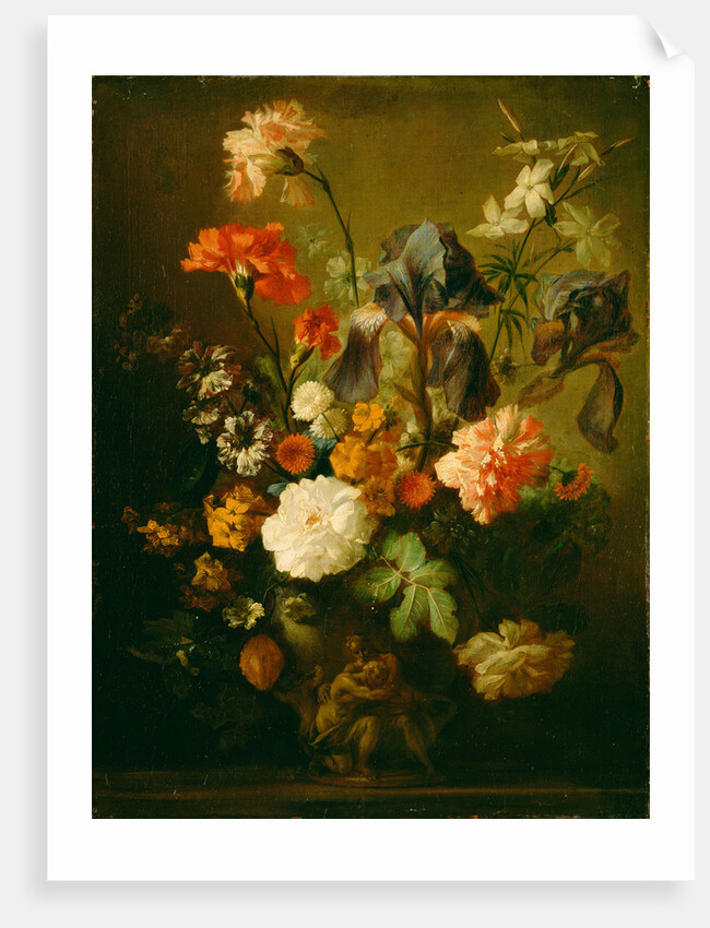 Vase of Flowers by Follower of Jan van Huysum