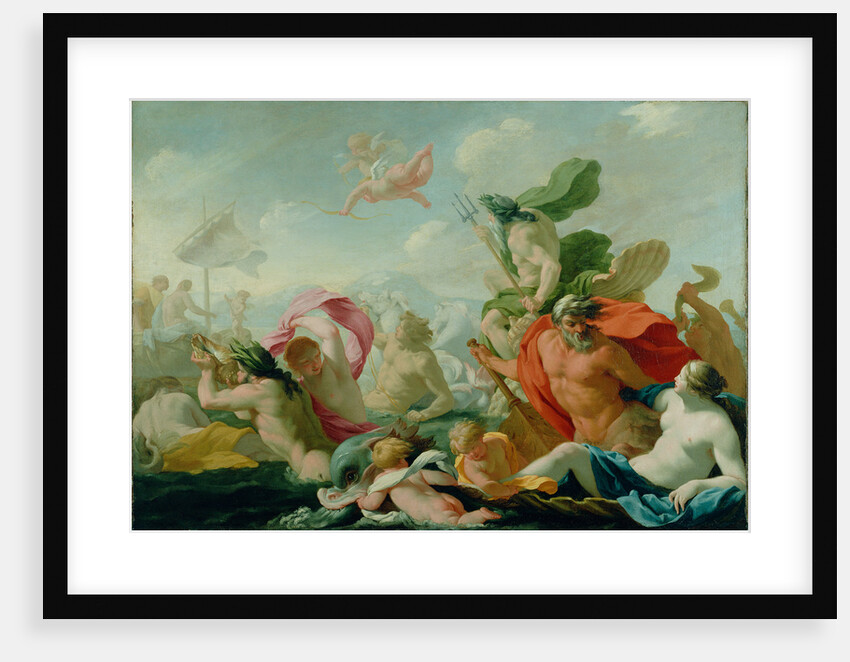 Marine Gods Paying Homage to Love by Eustache Le Sueur