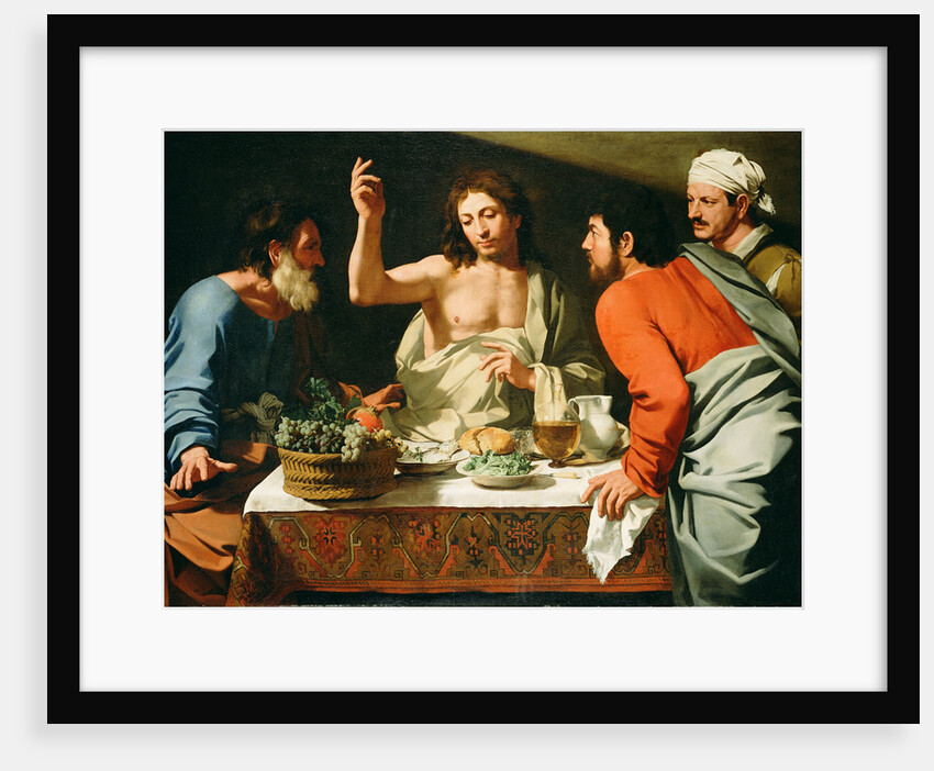 The Supper at Emmaus by Bartolomeo Cavarozzi