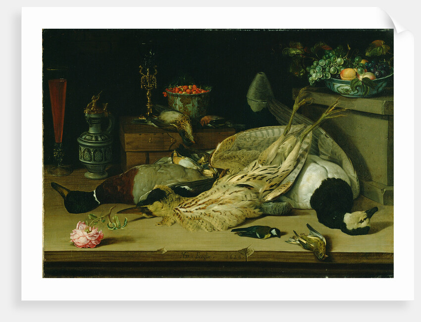 Still Life with Dead Birds by Christoffel van den Berghe