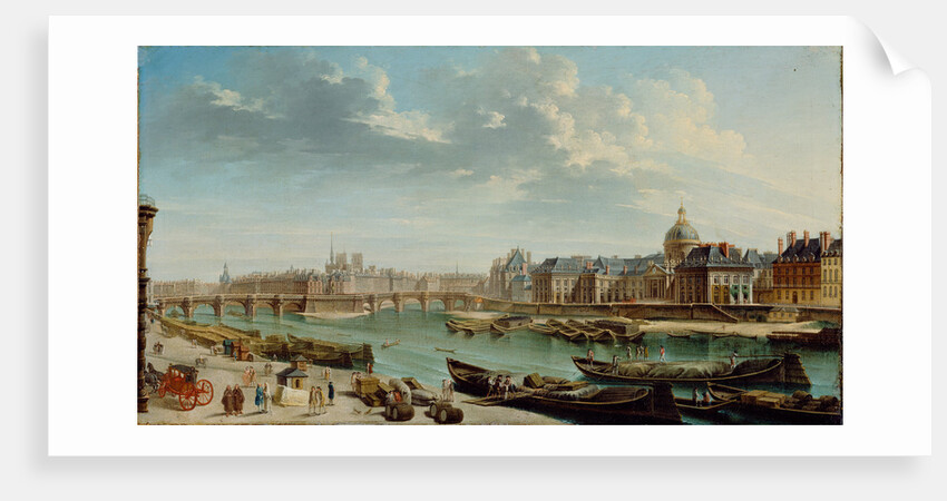A View of Paris with the Ile de la Cité by Jean-Baptiste Raguenet