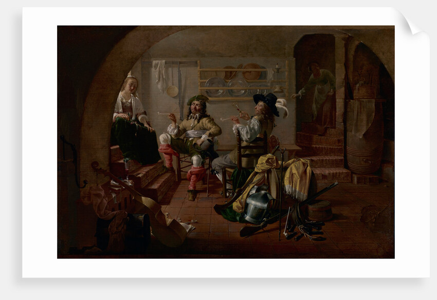 Interior with Soldiers and Women by Jacob Duck