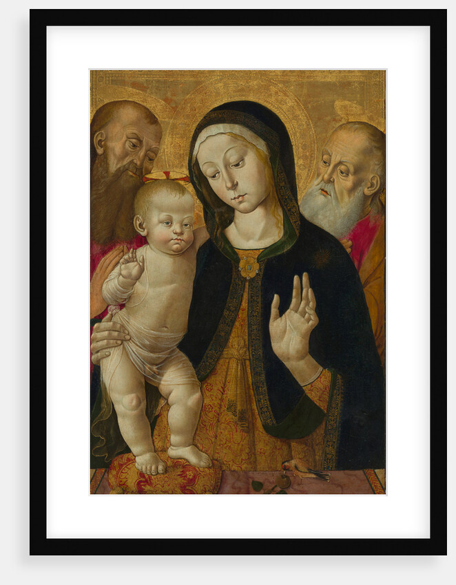 Madonna and Child with Two Hermit Saints by Bernardino Fungai