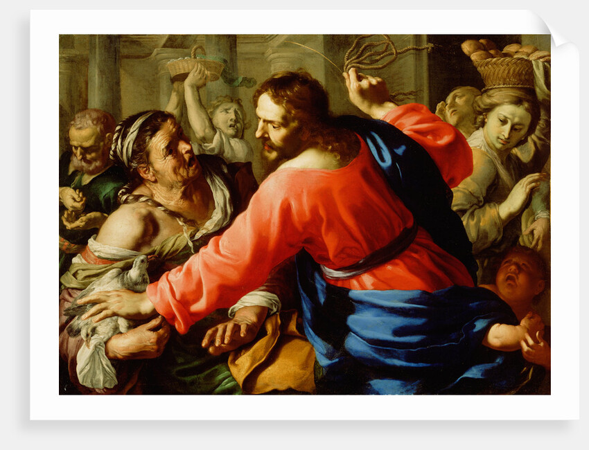 Christ Cleansing the Temple by Bernardino Mei