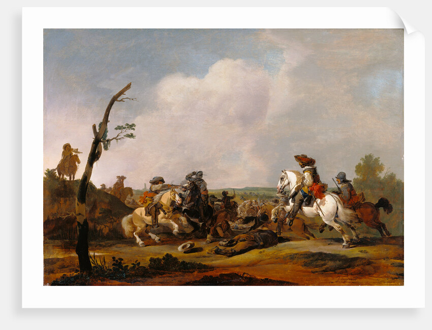 Battle Scene by Johannes Lingelbach