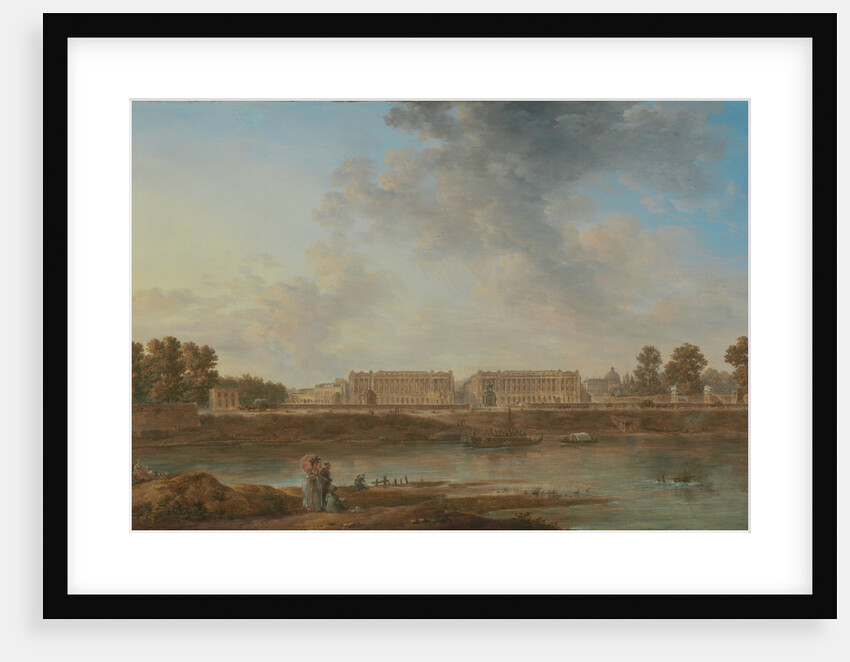 A View of Place Louis XV by Alexandre-Jean Noël