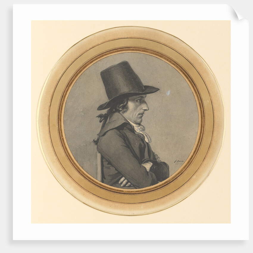 Portrait of André-Antoine Bernard, called Bernard de Saintes by Jacques-Louis David