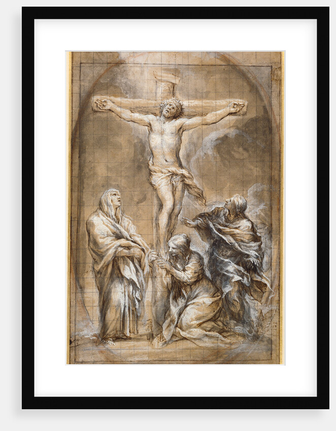 Christ on the Cross with the Virgin Mary, Mary Magdalene, and Saint John by Pietro da Cortona