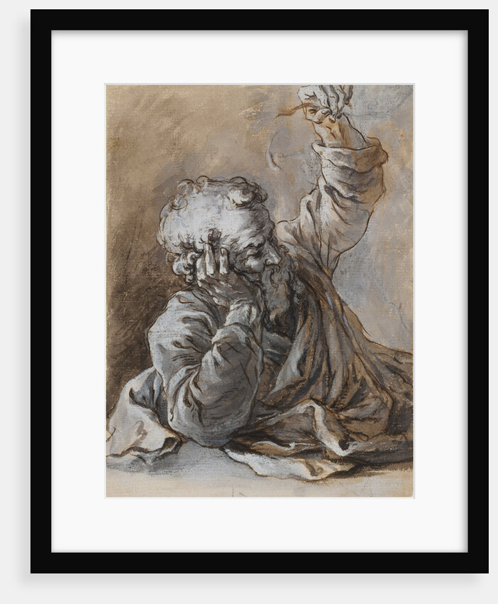 Reclining Old Man by Georges Lallemant
