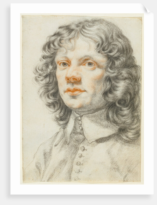 Portrait of a Man (recto), Portrait of a Man (accidental offset) (verso) by Filippo Baldinucci