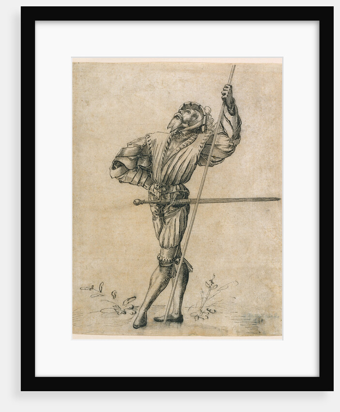 Standing Landsknecht by Anonymous