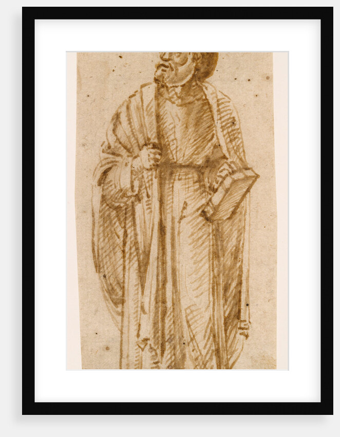 Standing man wearing a turban by Giovanni Bellini