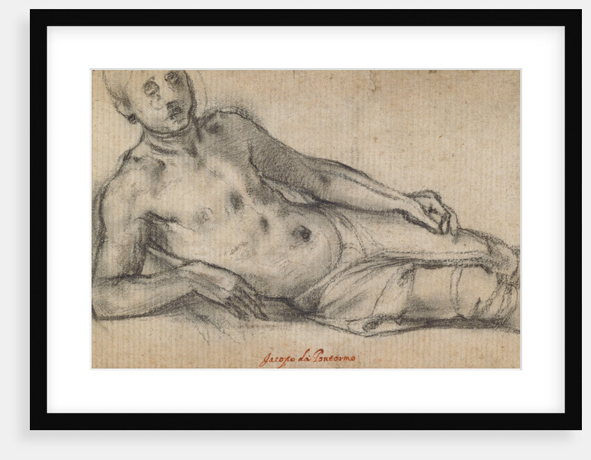 Reclining Youth by Ascribed to Pontormo