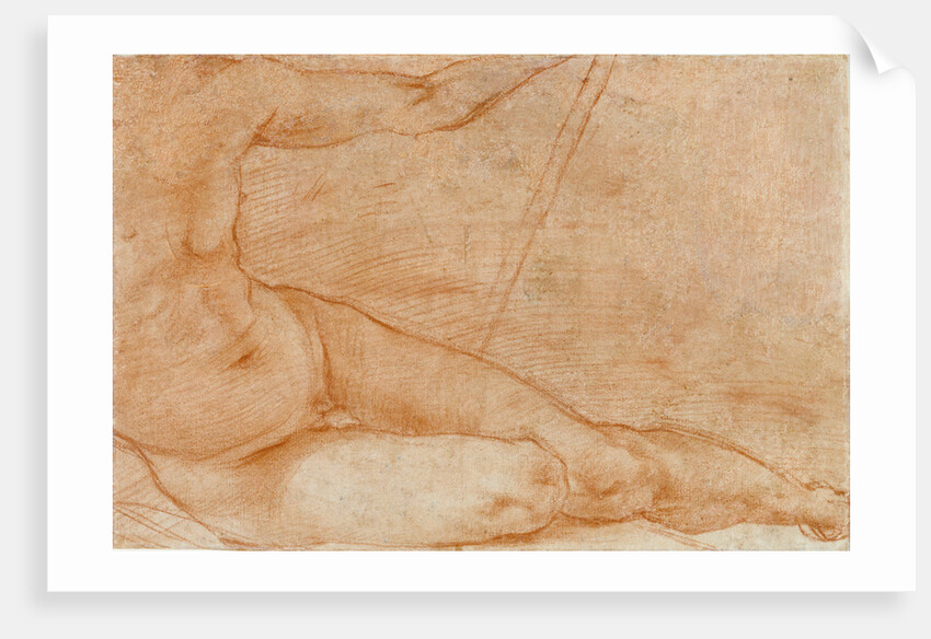 Seated Figure (recto), Reclining Figure (verso) by Pontormo