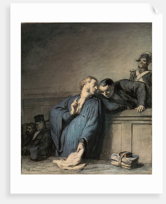 A Criminal Case by Honoré Daumier