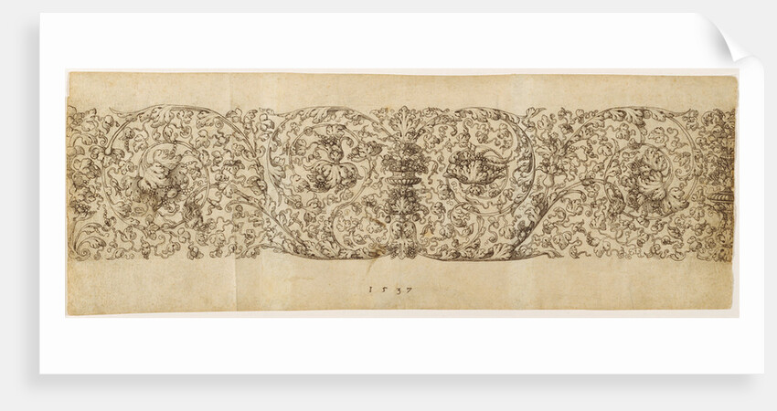 Design for a Frieze of Grapevines by Virgil Solis