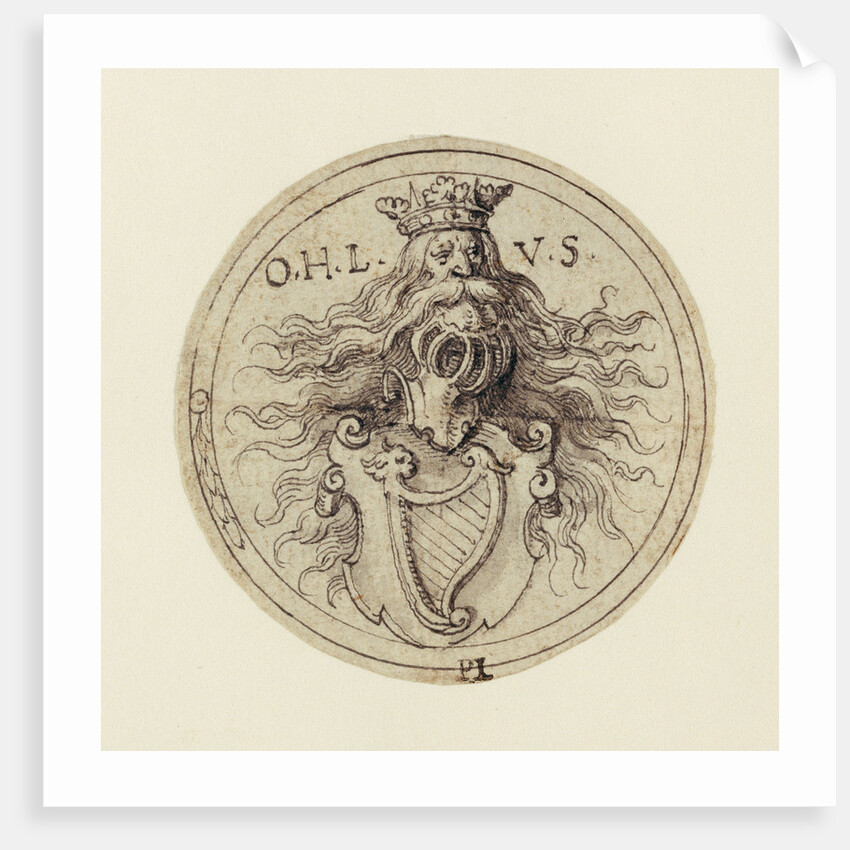 Design for a Bookplate or a Glass Etching by Virgil Solis