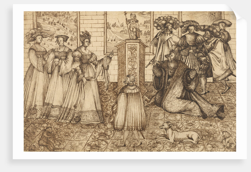 The Idolatry of Solomon by Monogrammist AS