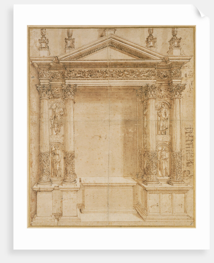 Design for an Altar by Baldassare Peruzzi
