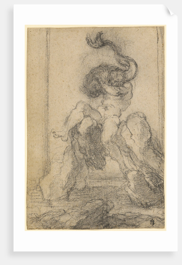 A Marine God with a Dolphin by Gian Lorenzo Bernini