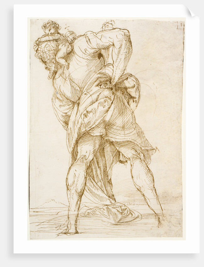 Saint Christopher by Domenico Campagnola
