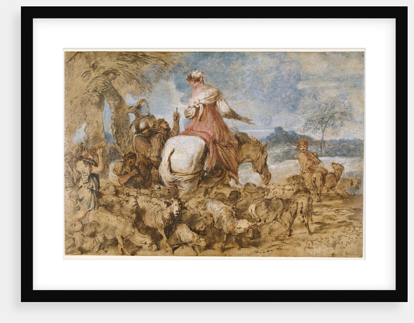 Pastoral Journey by Giovanni Benedetto Castiglione