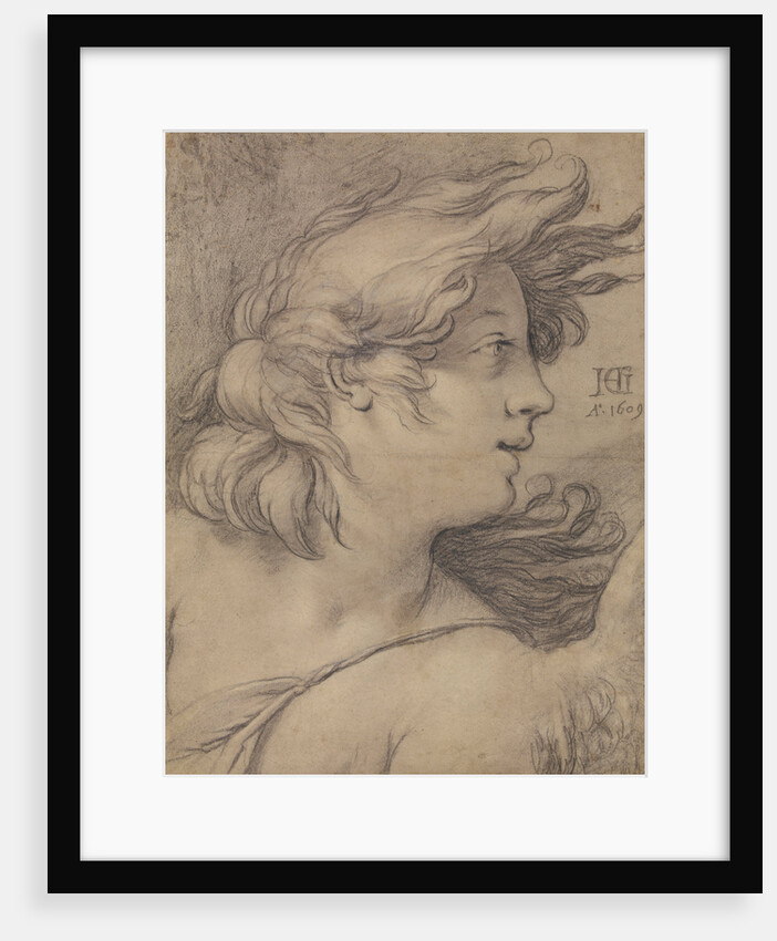Bust of an Angel by Hendrick Goltzius