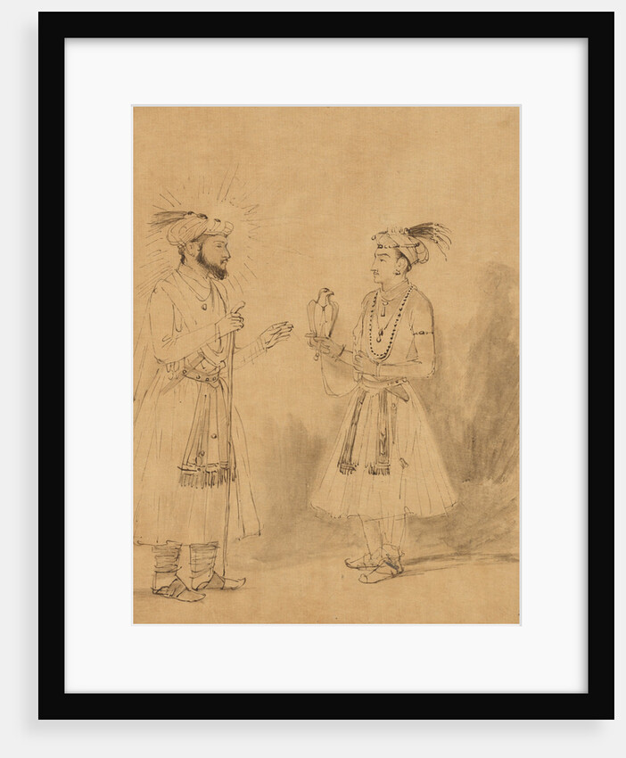 Shah Jahan and Dara Shikoh by Rembrandt Harmensz. van Rijn