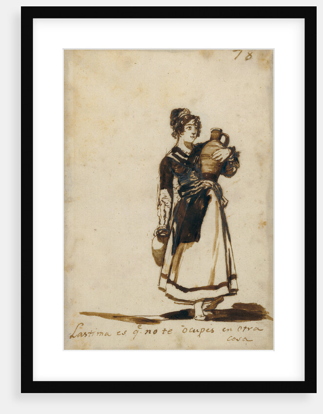 It's a Pity You Don't Have Something Else to Do! by Francisco José de Goya y Lucientes
